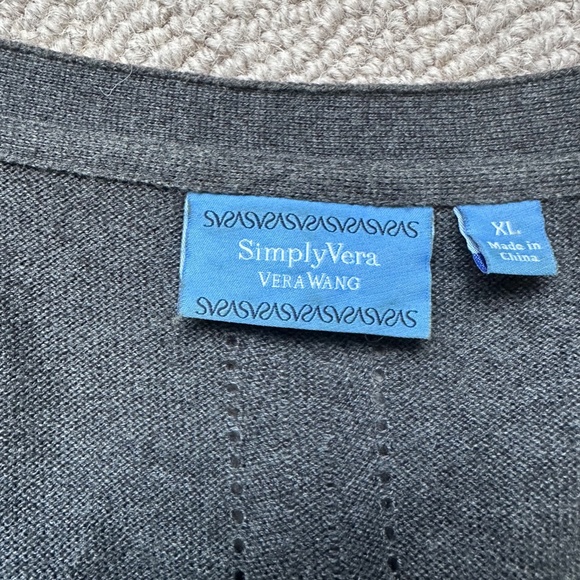 Vera Wang Cardigan with Embellishment / Simply Vera - Picture 6 of 8